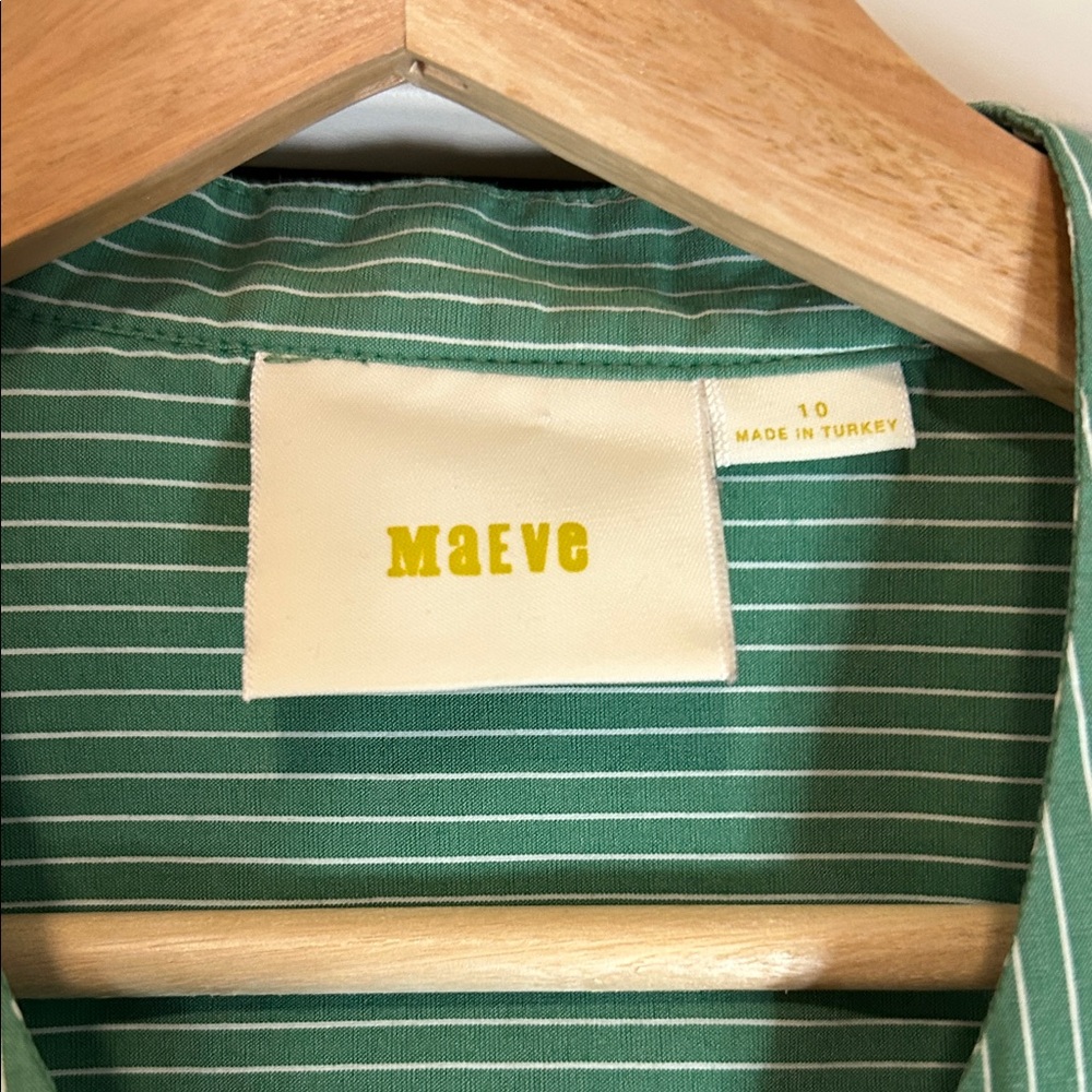 Anthropology Maeve Katherine Knotted Stripped Women’s Top Size 10 - Picture 3 of 8